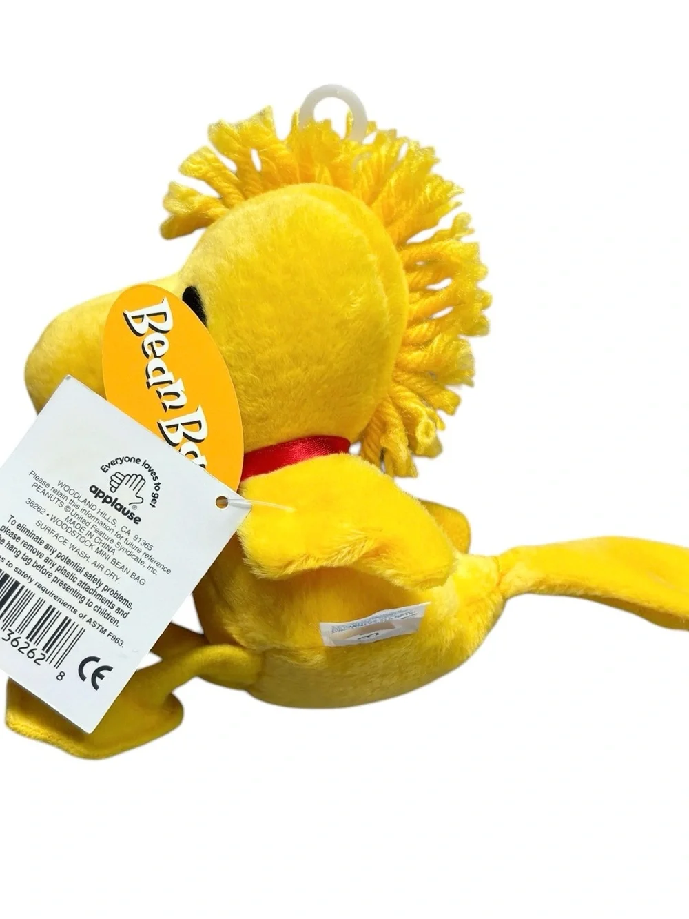 Vintage Peanuts Woodstock Plush Bean Bag Toy - NWT